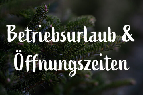 Betriebsurlaub